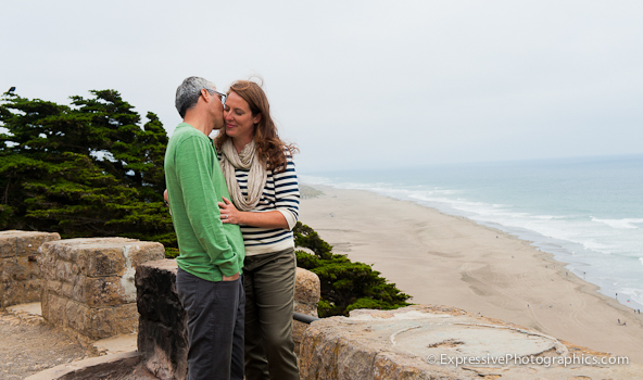 Sutro Heights Engagement Picture