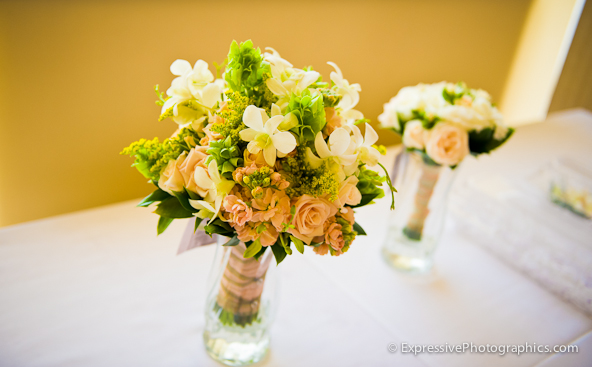 seascape golf club wedding flowers